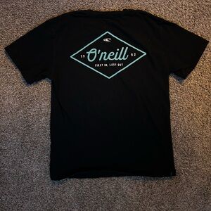 O'Neill Black Tee with Blue Logo